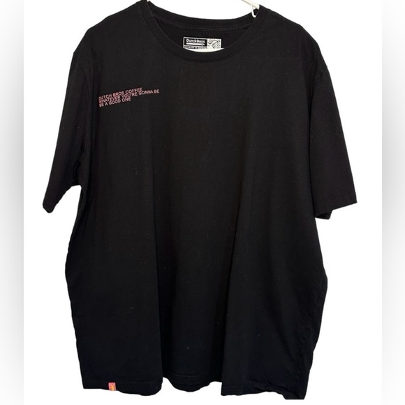 ✌️Dutch Bros Oversized Black T PINK “Whatever You’re..” XSMALL - Picture 1 of 8